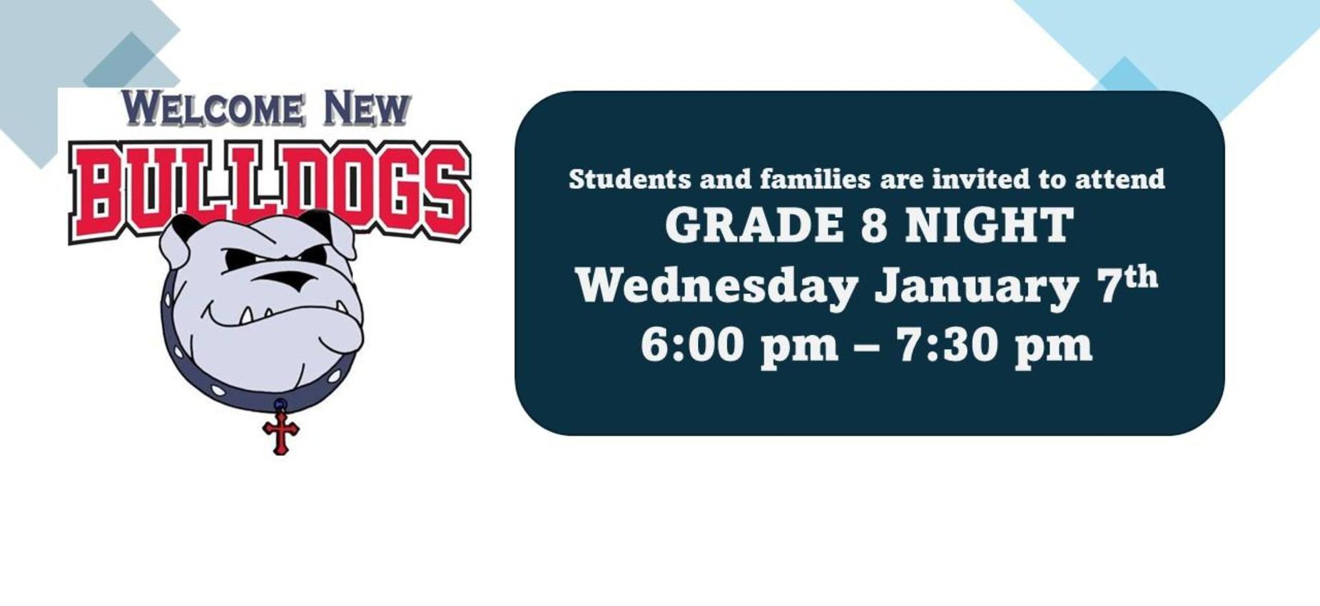 Grade 8 Night