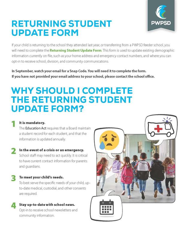 Returning Student Update Form Featured Photo
