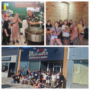 Hillcrest students at Michael's Bakery