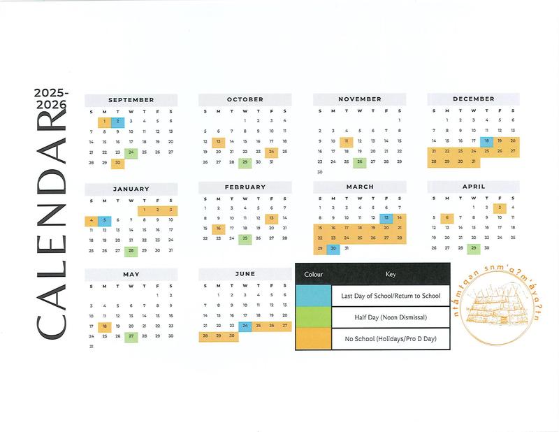 2025/2026 School Calendar! Featured Photo