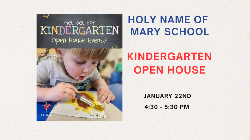 Kindergarten Open House