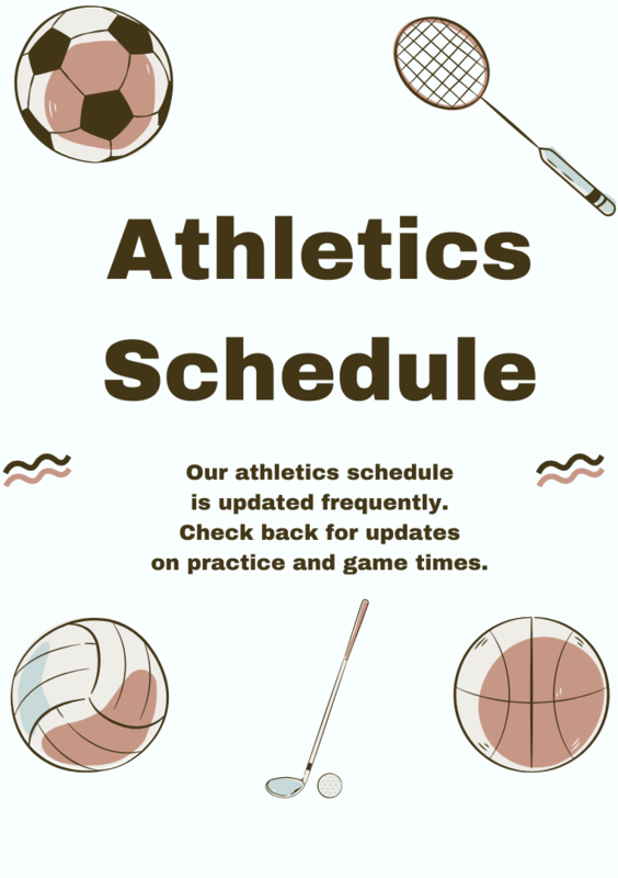 athletics schedule