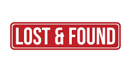 text reading lost and found