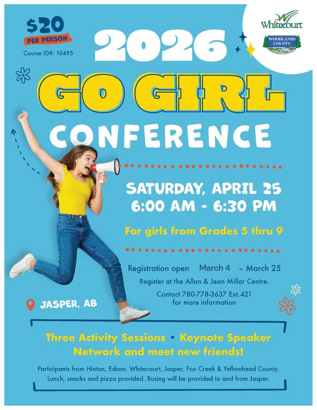 GO GIRL CONFERENCE April 25 Registration March 4-5 Featured Photo
