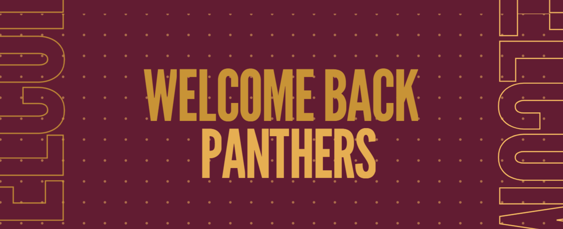 Welcome sign