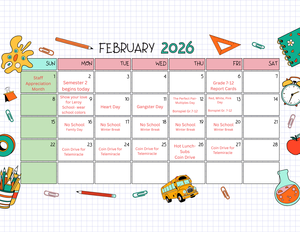 February Calendar