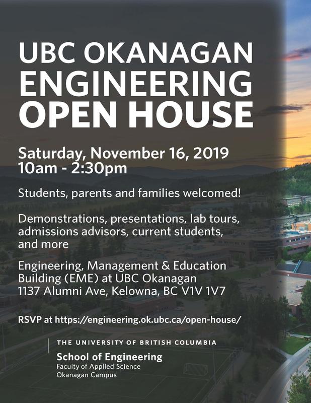 UBCO Engineering Open House Featured Photo
