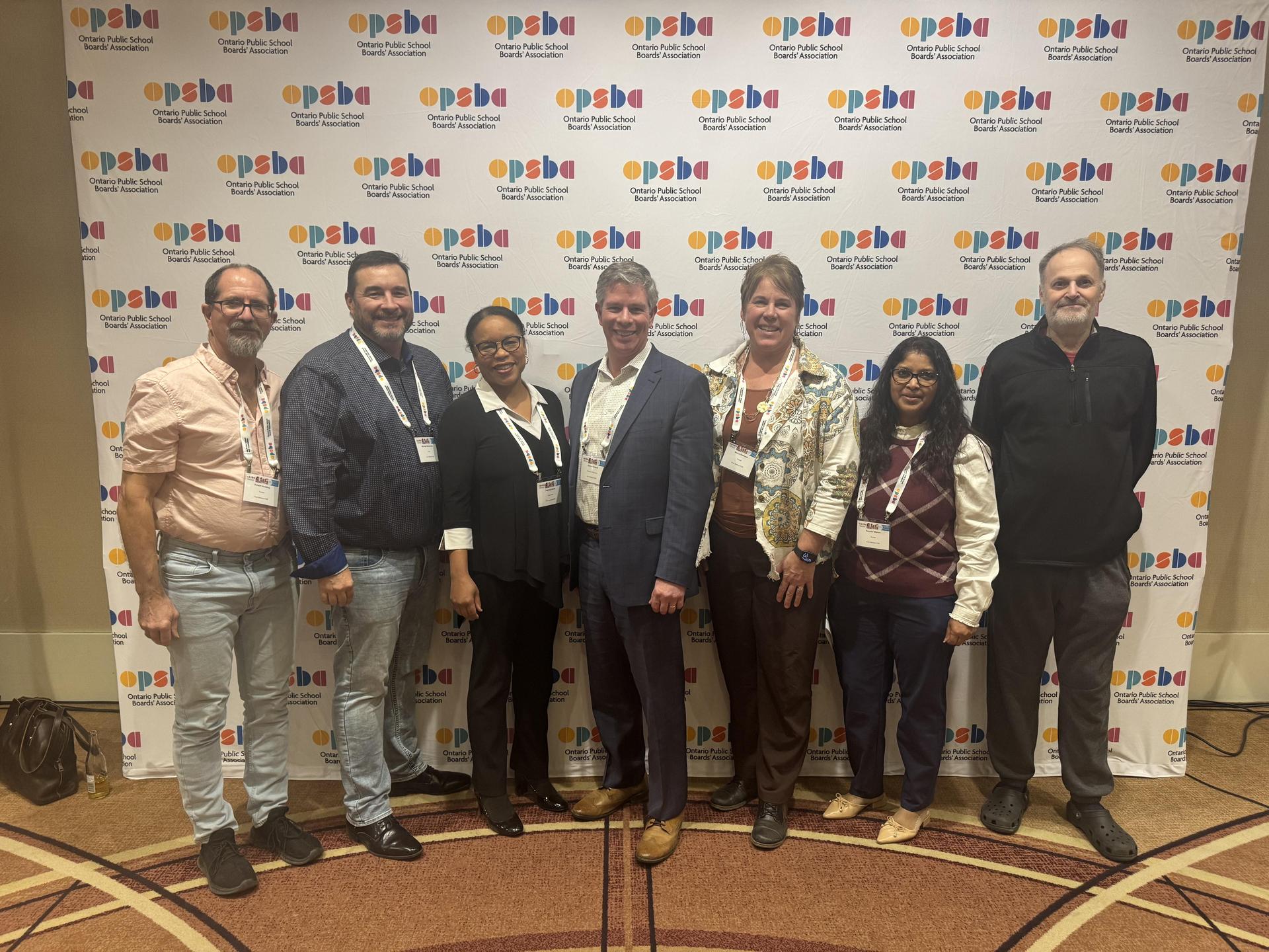 Group of trustees at the Public Education Symposium