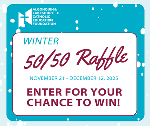 Winter Raffle graphic.