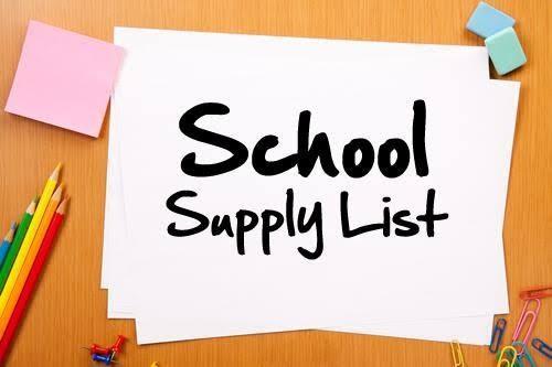 Supply Lists for 2026-27