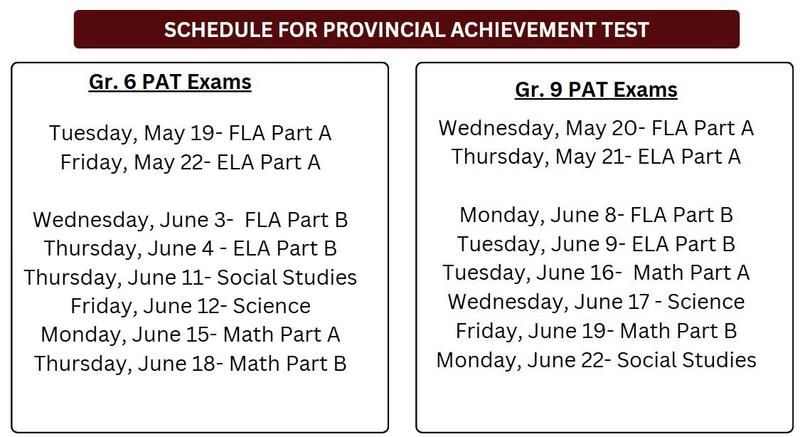 Gr. 6 & 9 PAT Featured Photo
