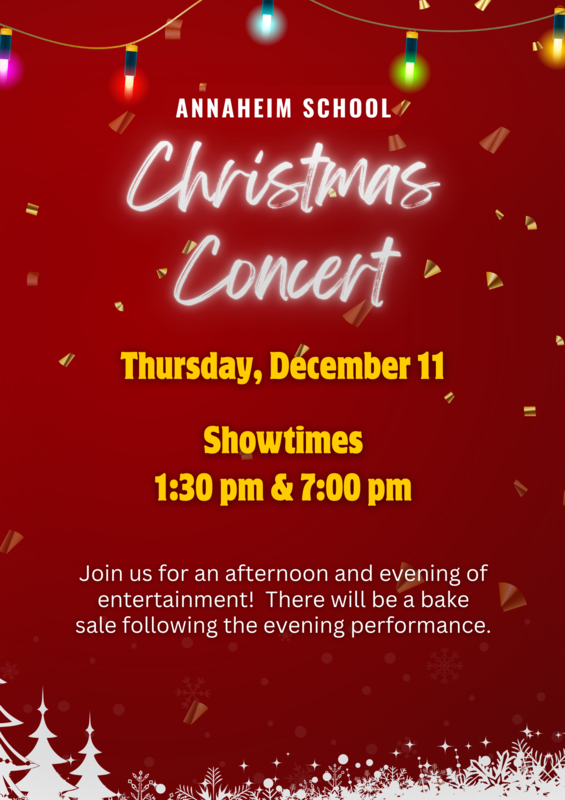 christmas concert times