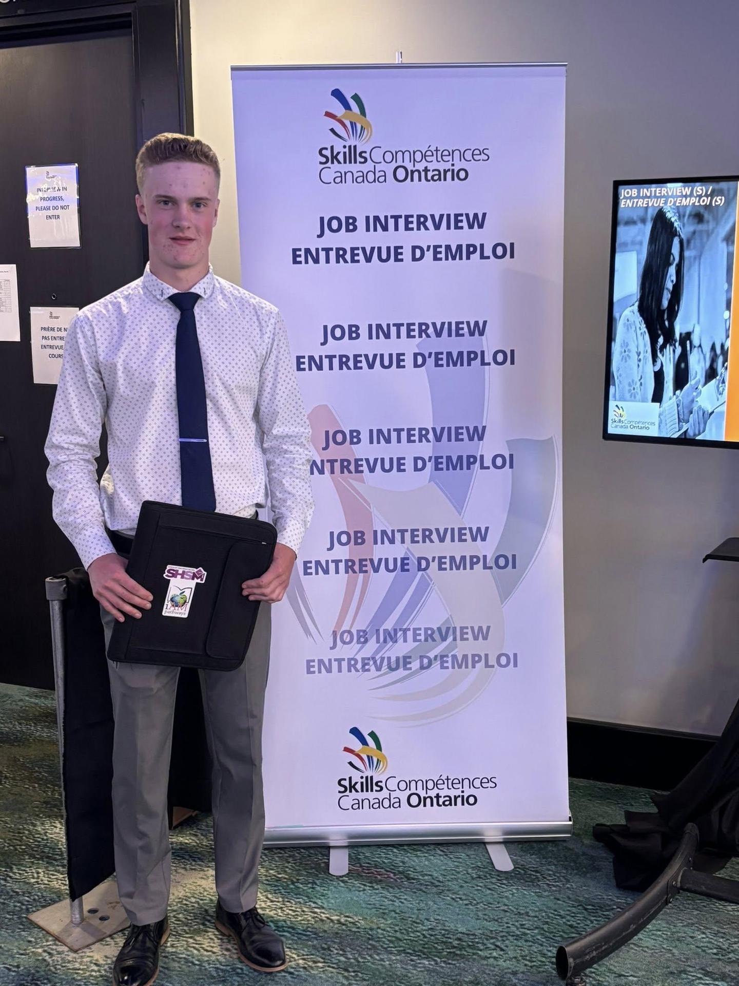 CHSS student who won bronze in 'job interview'