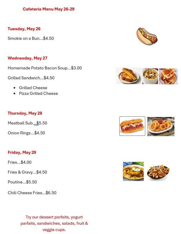 WCS Menu May 26-29 Featured Photo