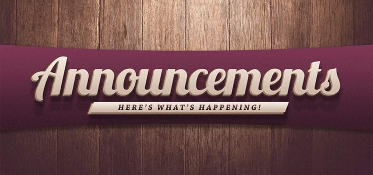 announcements
