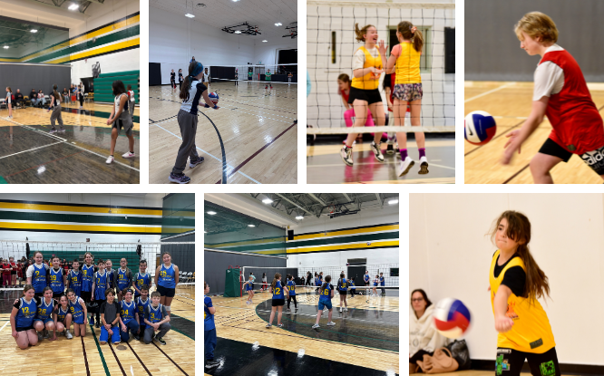 The DSB1 Grade 6 Volleyball Tournament was held this week at Roland Michener School.