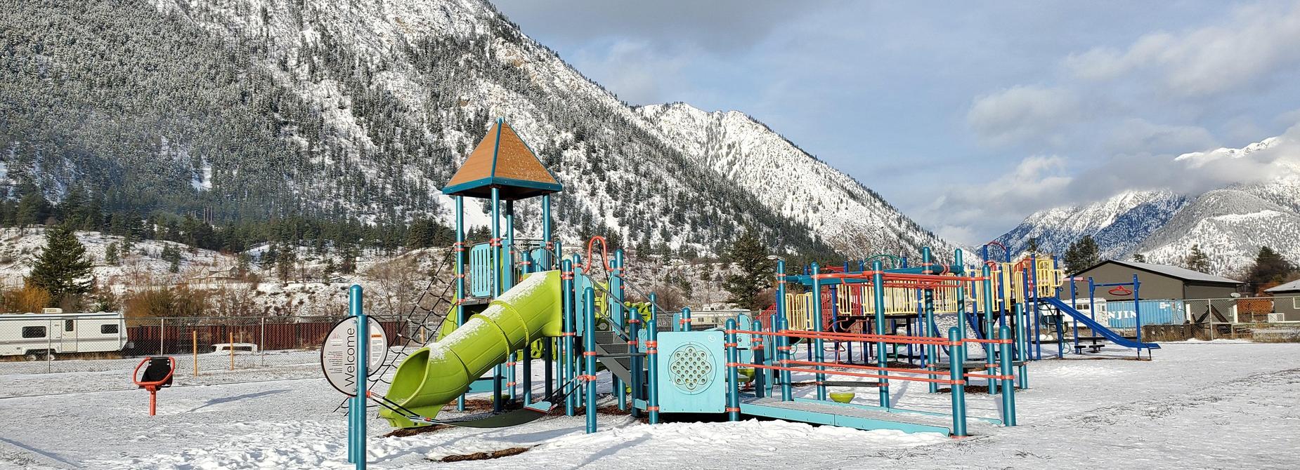 GMMES playground in the winter