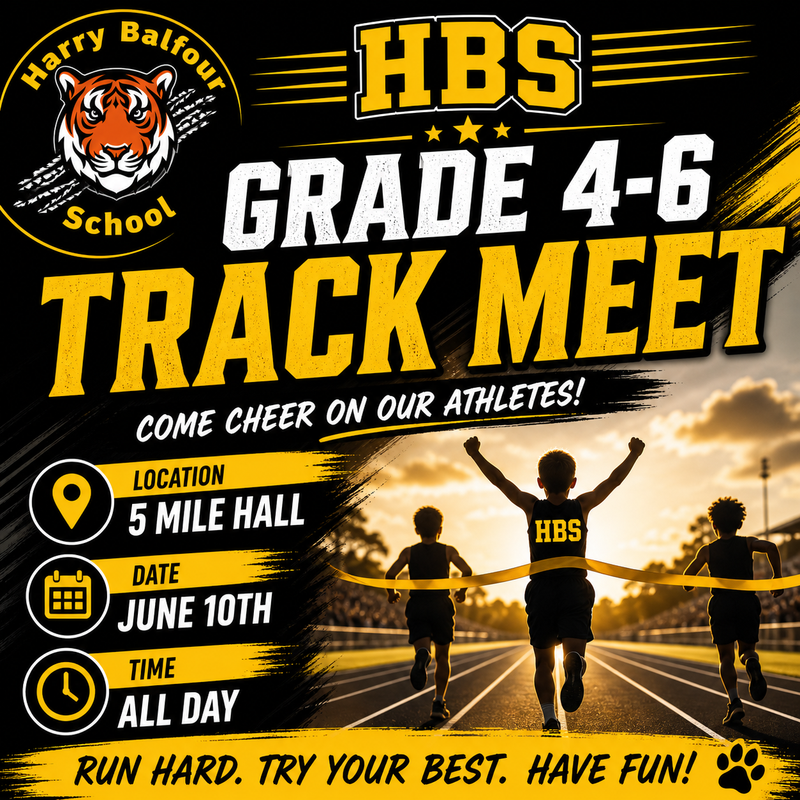 HBS Gr 4-6 Track Meet Featured Photo