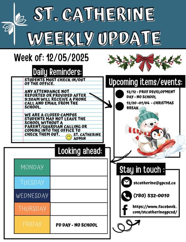 St. Catherine Weekly Update Featured Photo
