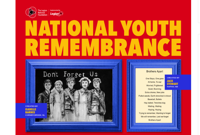 Legion national remembrance poster contest