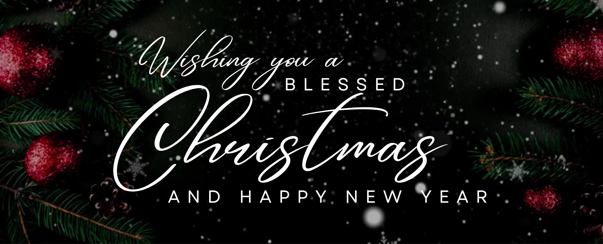 Wishing you a Blessed Christmas and Happy New Year
