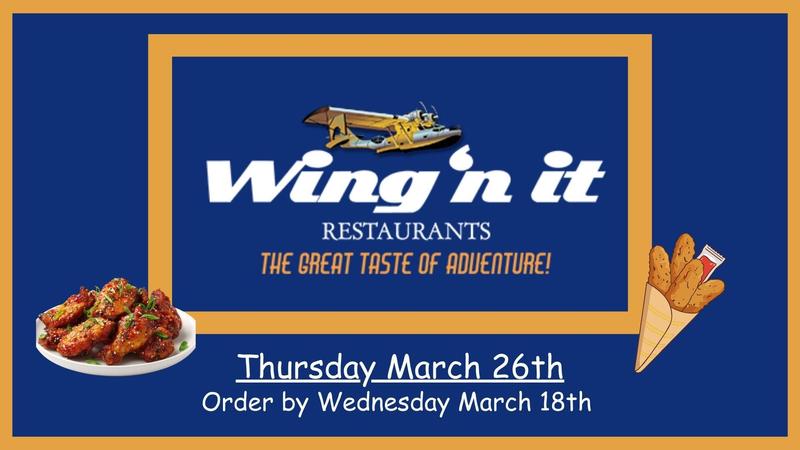 Wing'n it Hot Lunch March 26th Featured Photo