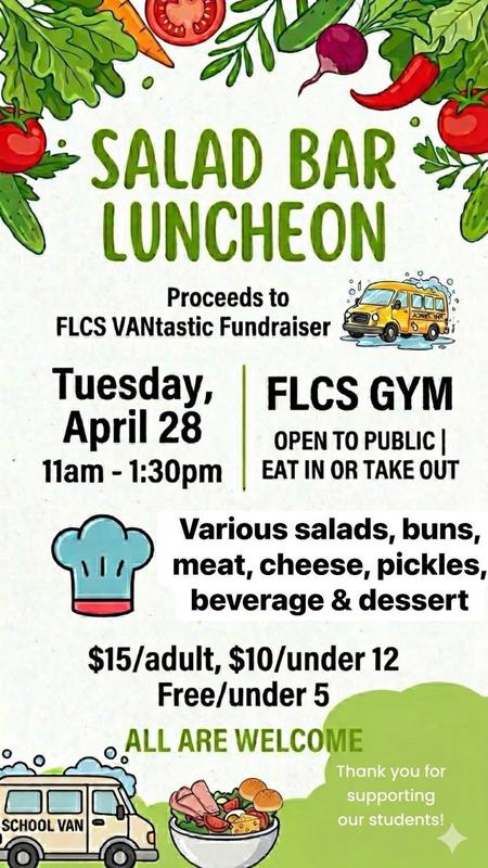 Salad Bar Luncheon poster