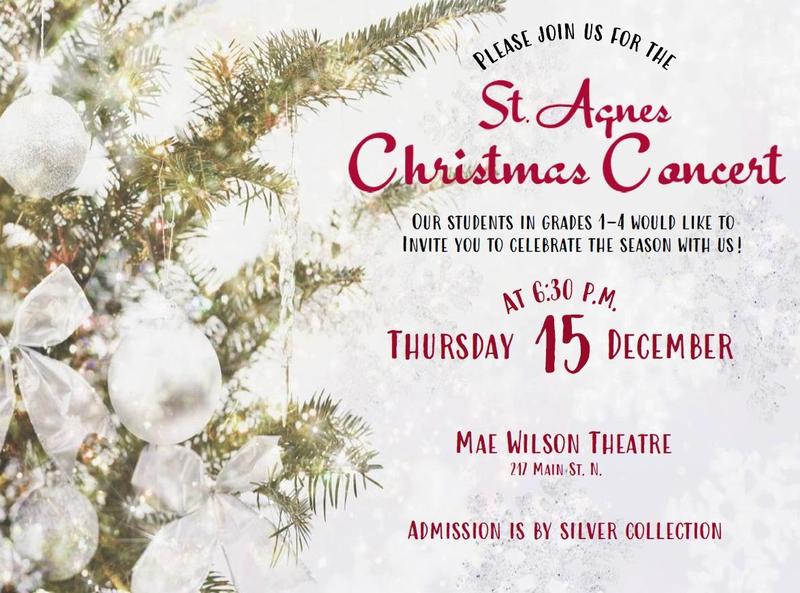 Grade 1-4 Christmas Concert - December 15, 6:30 p.m. Featured Photo