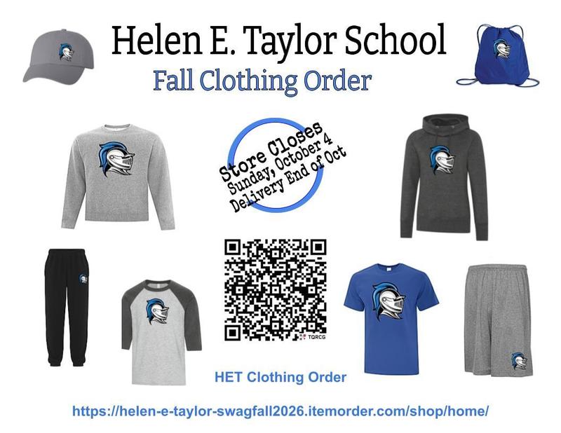 HET Fall Clothing Order Featured Photo