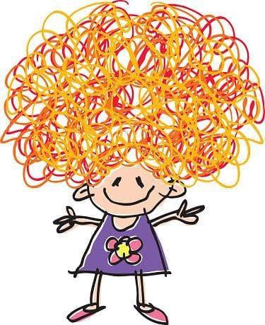 cheveux fou
