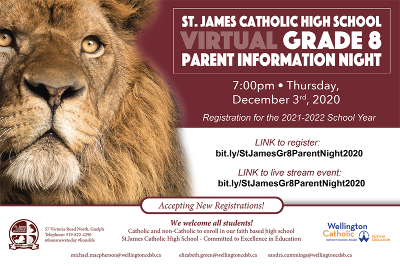 Grade 8 Paerent Night