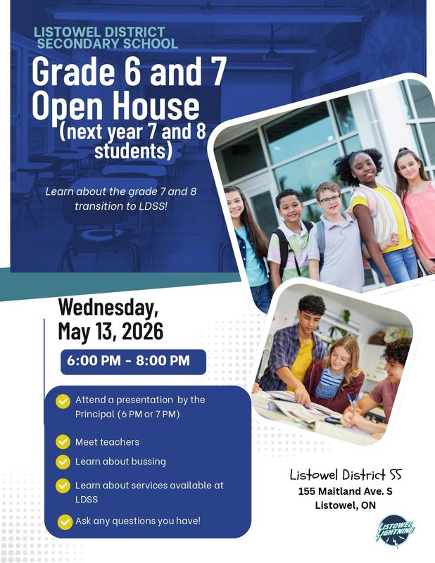 LDSS open house poster