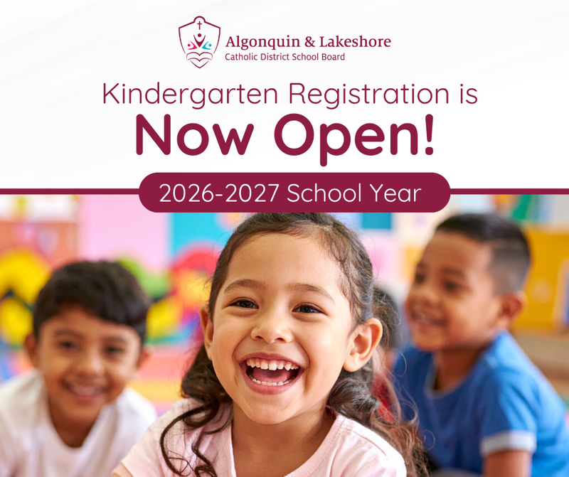 Kindergarten Registration is Now Open!
