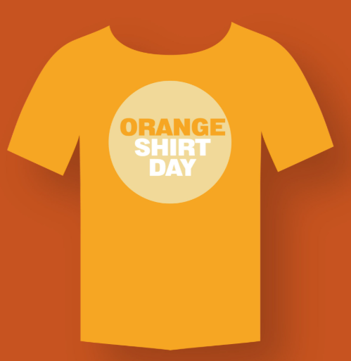 orange shirt