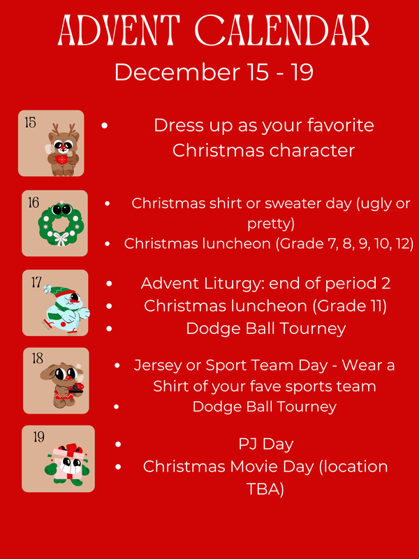 Last Week of Advent - Activities