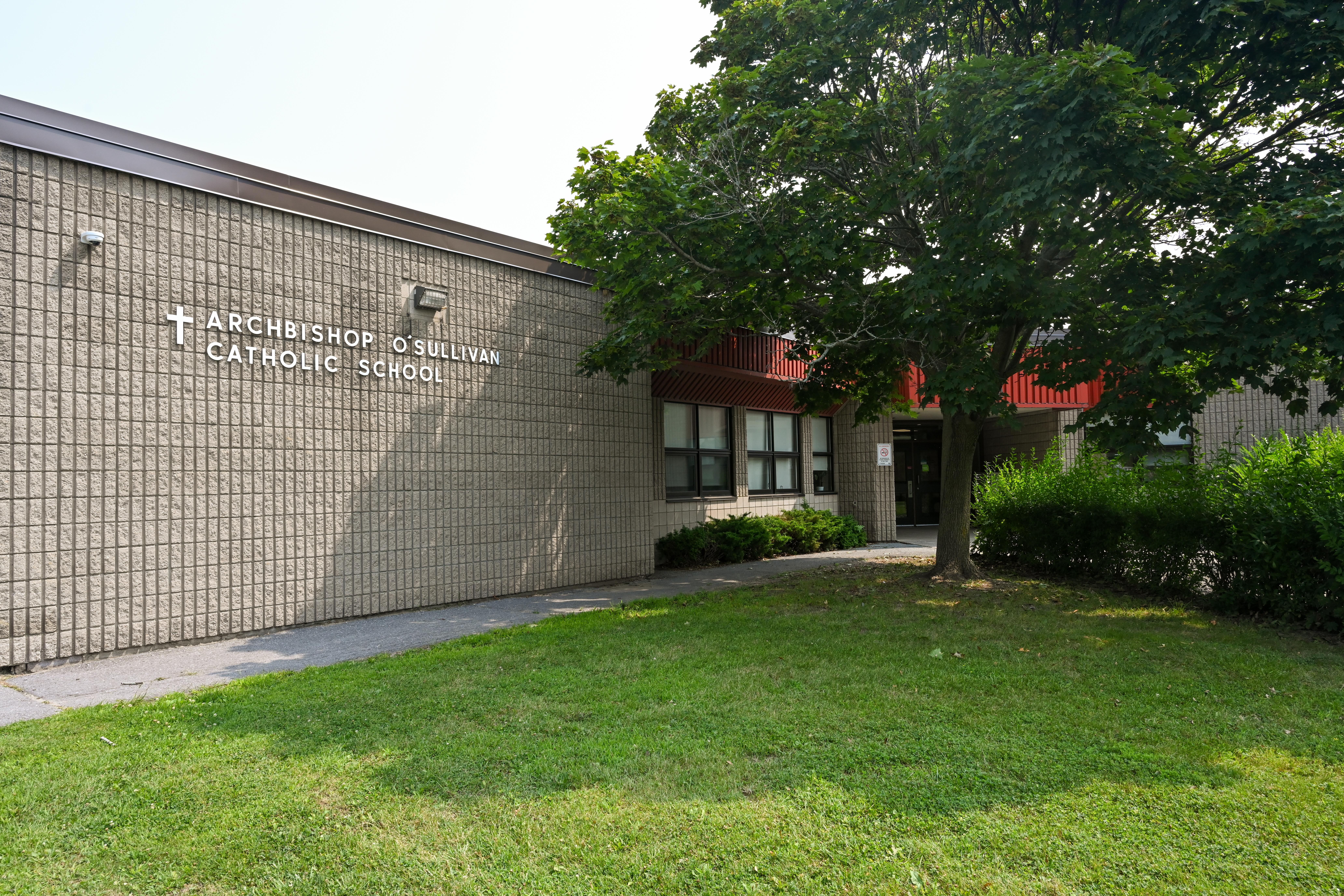 Archbishop O'Sullivan Catholic School exterior build