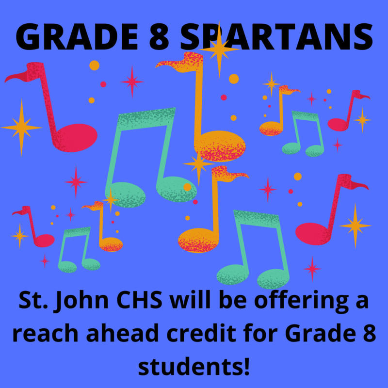 ATTENTION GR 8 STUDENTS St John Catholic High School