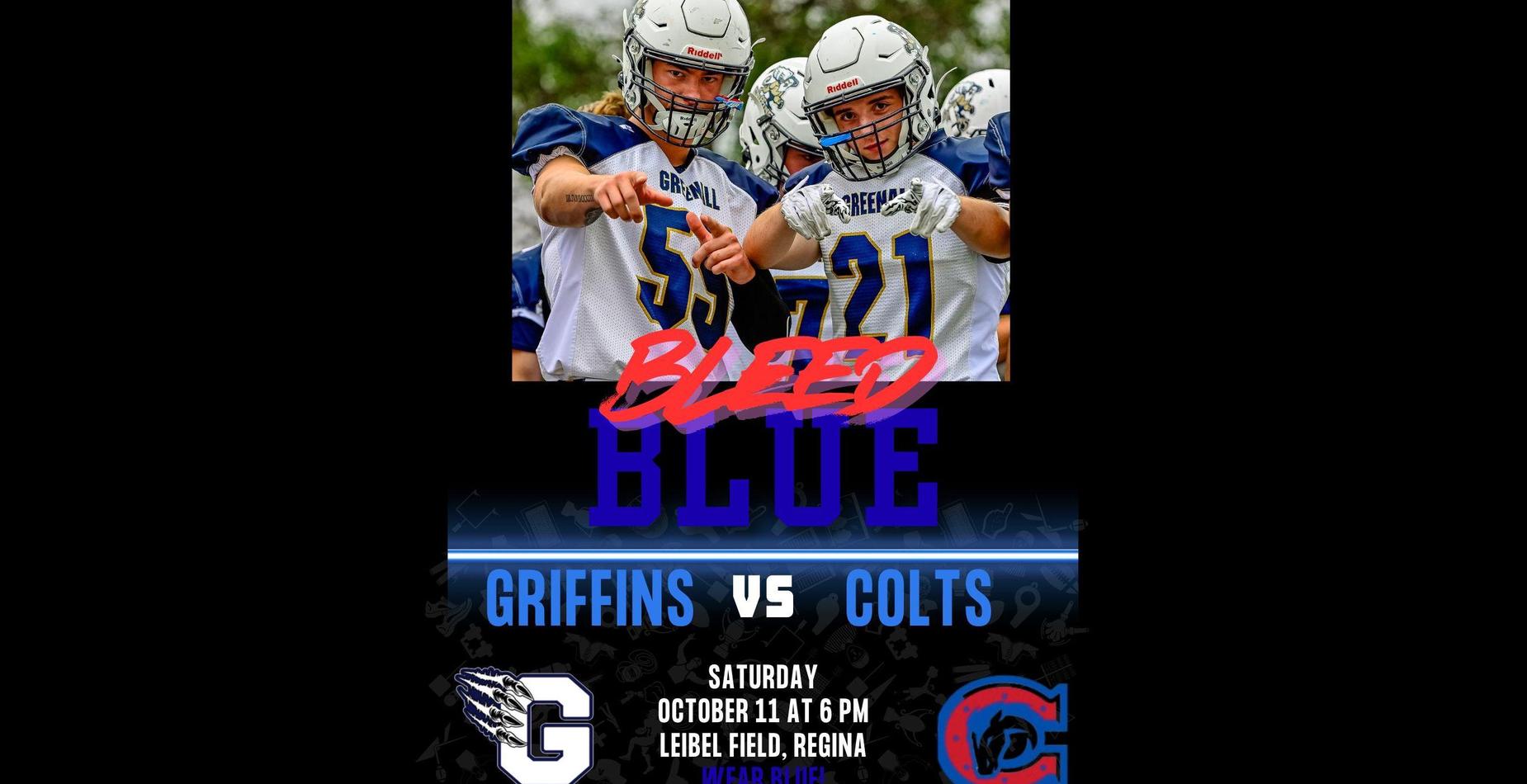 Griffin Colts Greenall Leibel Regina Balgonie
