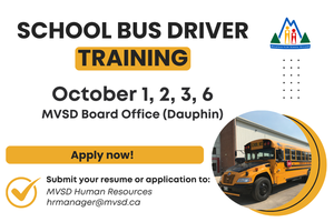 School bus driver training ad.