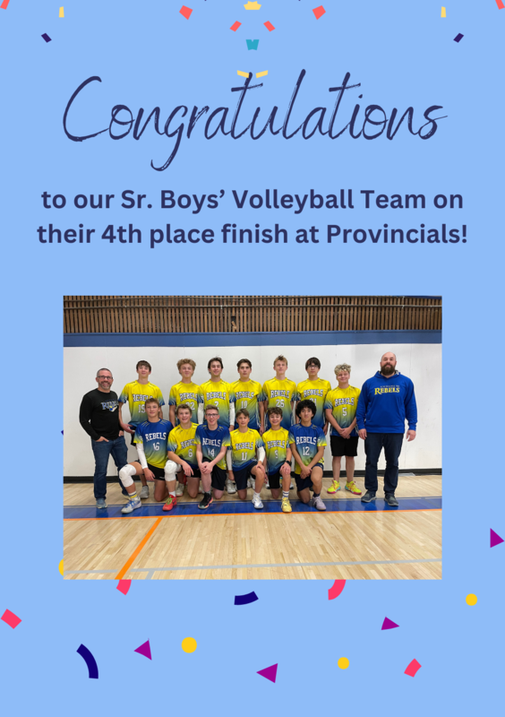 senior boys provincials