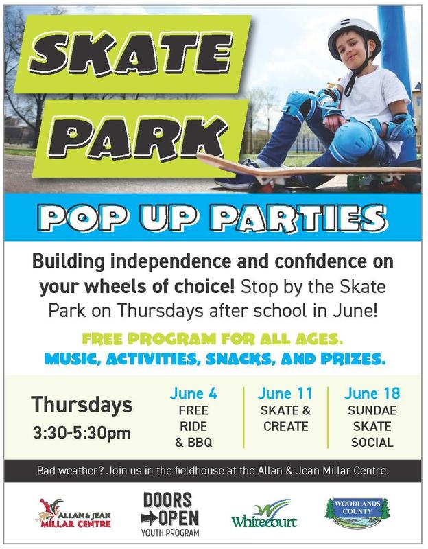 June Skate Park Pop Up Parties Featured Photo