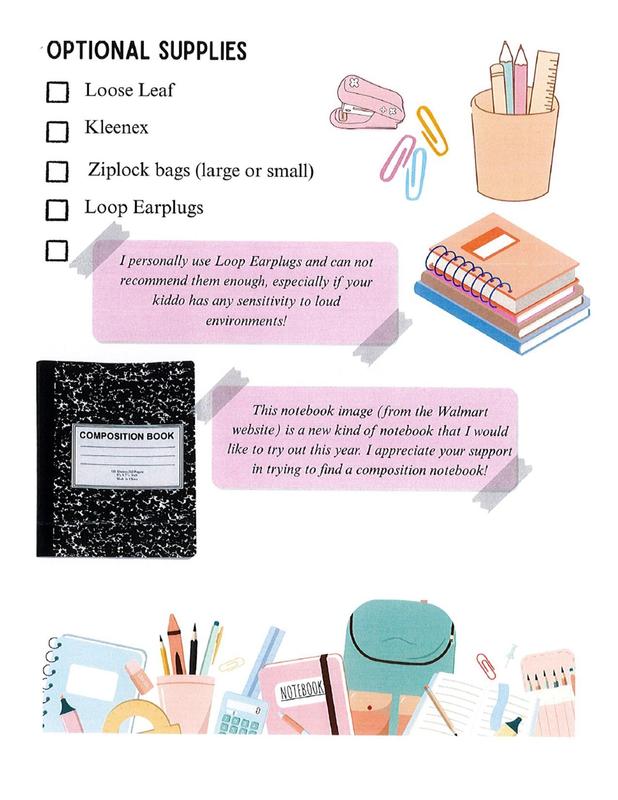 Grade 4/5 Supply List