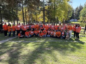 Orange Shirt Group Picture