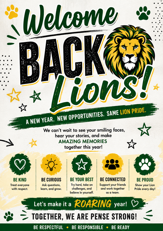 WELCOME BACK POSTER