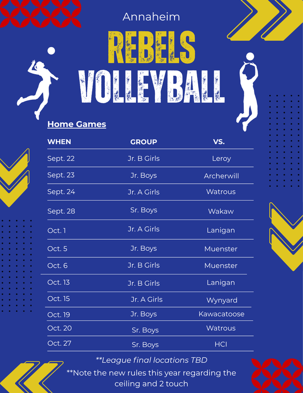 Rebel Home Game Schedule