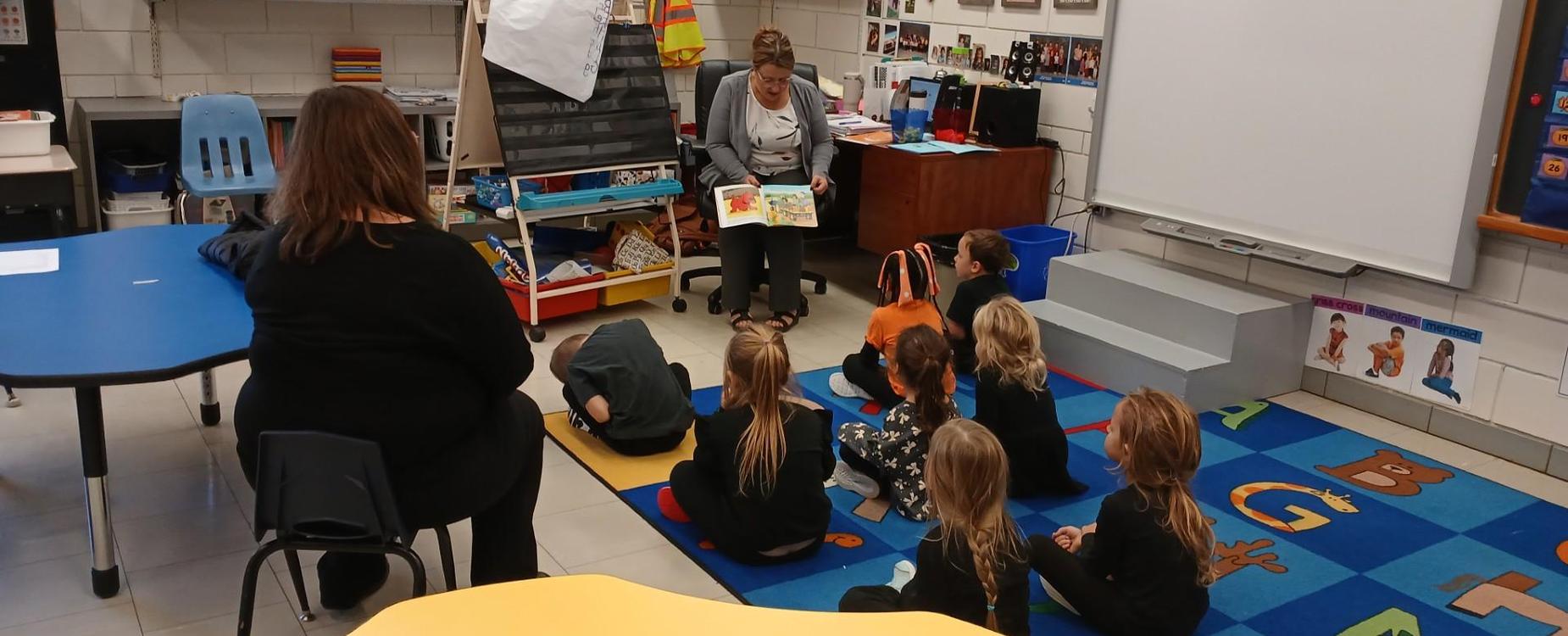 Story time in Kindergarten