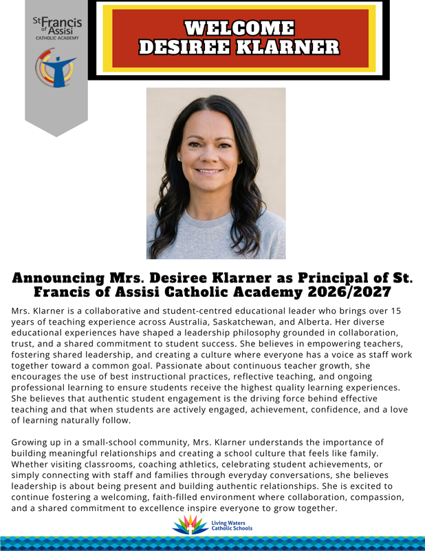Principal of SFOA 2026/2027 School Year Featured Photo