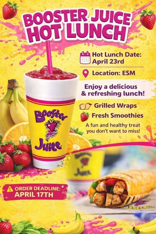Booster Juice HOt Lunch April 23 Featured Photo