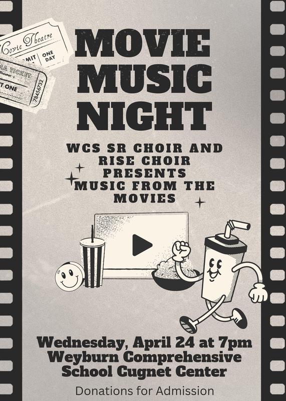 WCS Movie Music Night - Wednesday, April 24th!