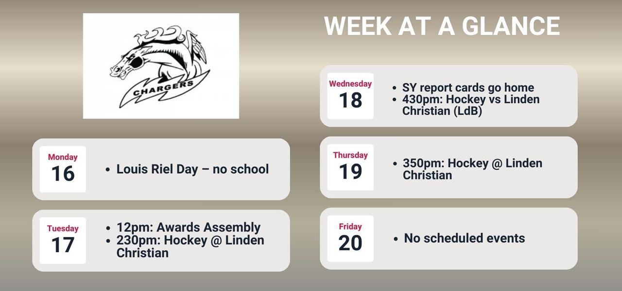 Week at a Glance